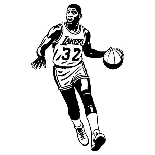 Wall Stickers: Magic Johnson