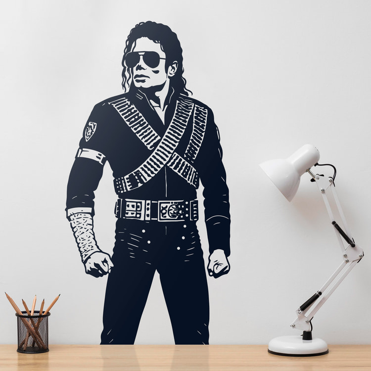 Wall Stickers: Michael Jackson Silhouette Decal