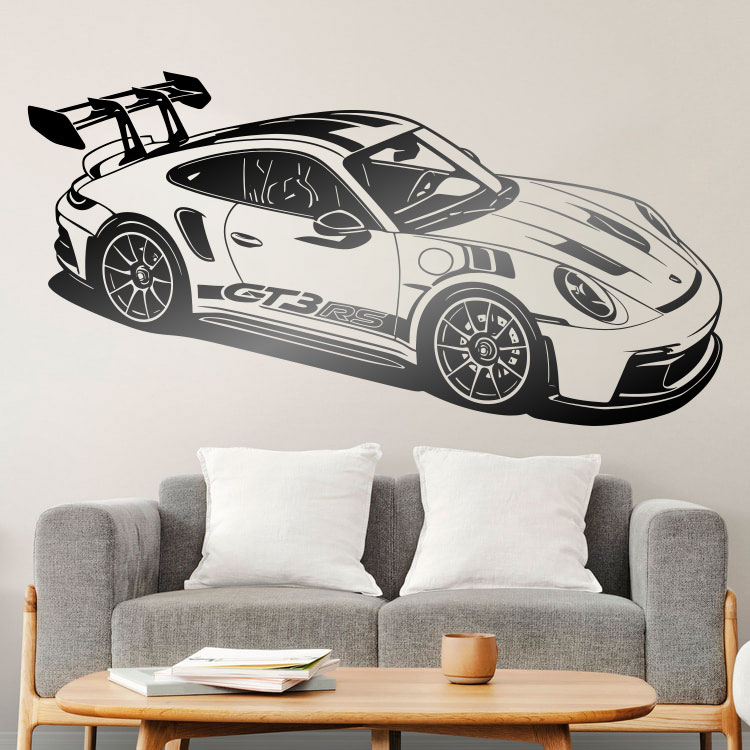 Wall Stickers: Porsche 911 GT3 RS 991