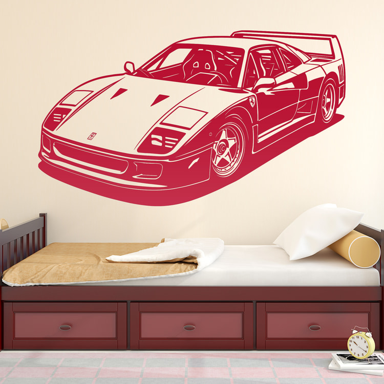 Wall Stickers: Ferrari F-40