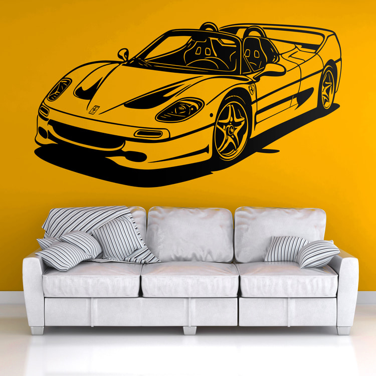 Wall Stickers: Ferrari F-50