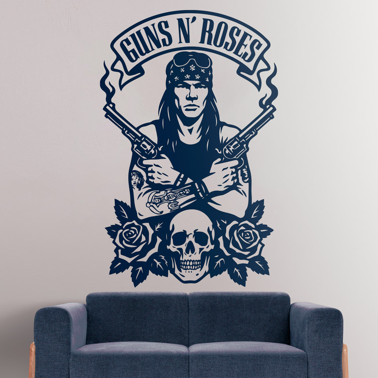 Wall Stickers: Guns N' Roses - Axel Rose