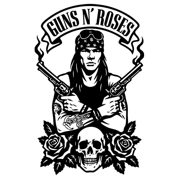 Wall Stickers: Guns N