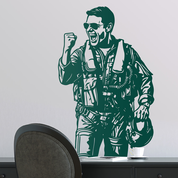 Wall Stickers: Top Gun Maverick - Tom Cruise