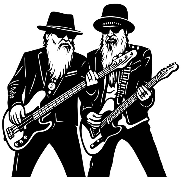 Wall Stickers: ZZ Top