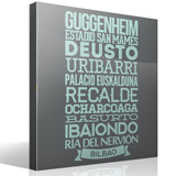 Wall Stickers: Typografic Bilbao 2