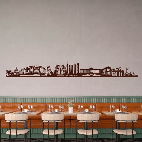 Wall Stickers: Skyline of Madrid
