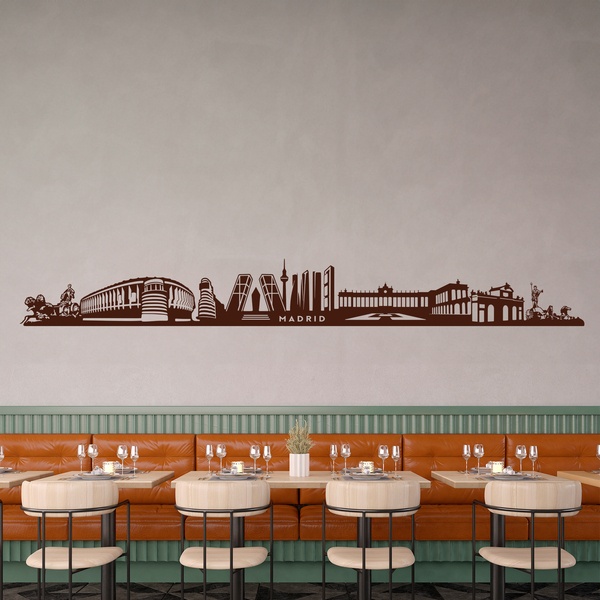 Wall Stickers: Skyline of Madrid