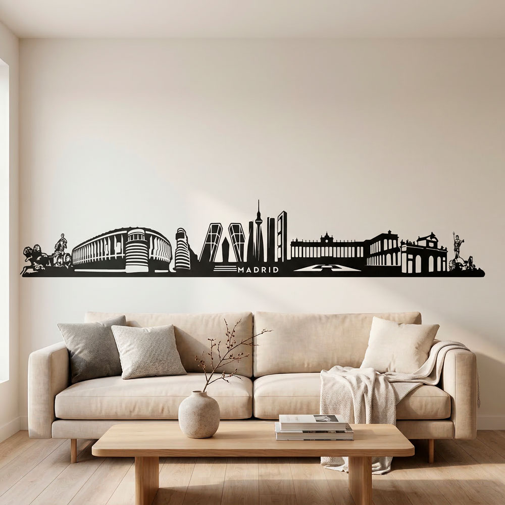 Wall Stickers: Skyline of Madrid
