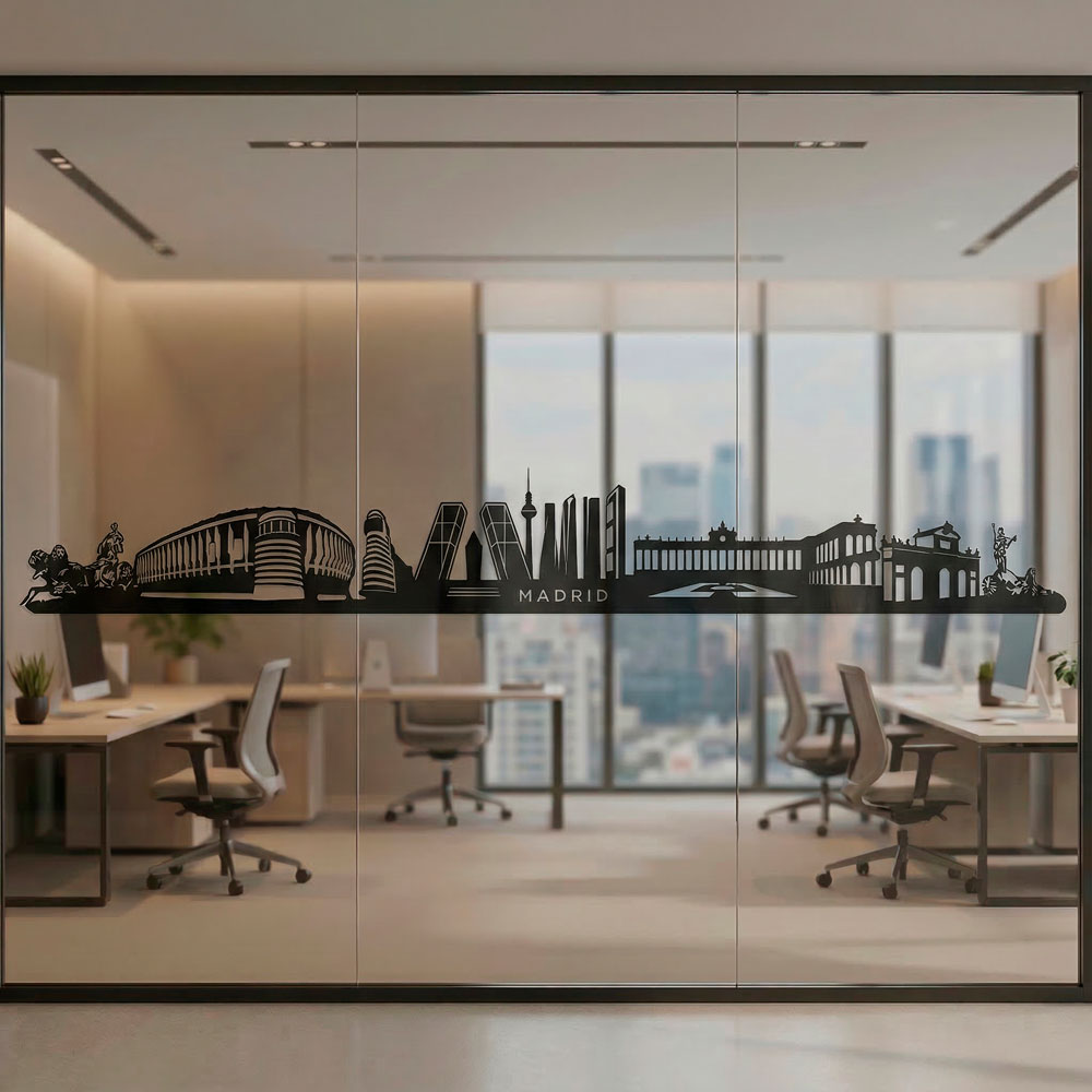 Wall Stickers: Skyline of Madrid