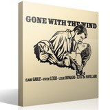 Wall Stickers: Kiss in Gone with the Wind 2