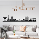 Wall Stickers: Paris Skyline 4