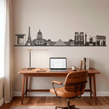 Wall Stickers: Paris Skyline 5