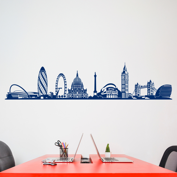 Wall Stickers: Architectural Skyline of London