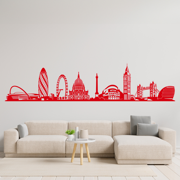 Wall Stickers: Architectural Skyline of London