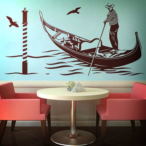 Wall Stickers: Gondolier