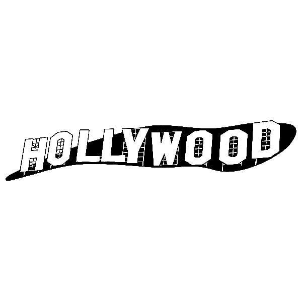 Wall Stickers: Hollywood sign