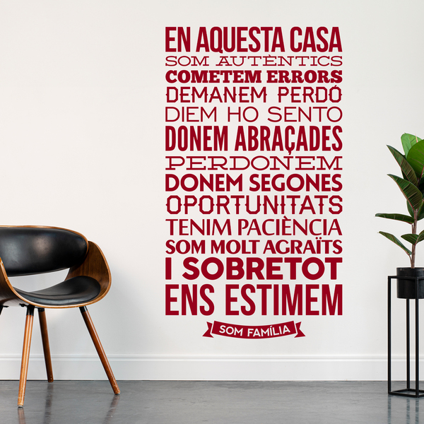 Wall Stickers: En aquesta casa som autèntics