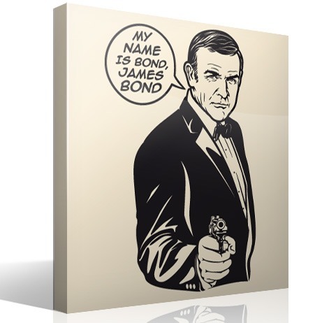 Wall Stickers: My name is Bond
