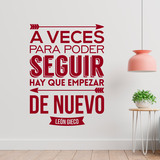 Wall Stickers: A veces para poder seguir... 4