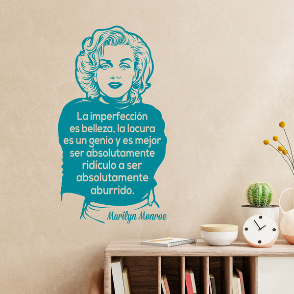 Wall Stickers: La imperfección es belleza... Marilyn Monroe