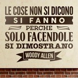 Wall Stickers: Le cose non si dicono... Woody Allen 2