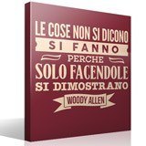 Wall Stickers: Le cose non si dicono... Woody Allen 3