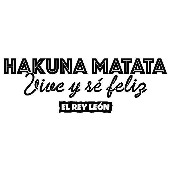 Wall Stickers: Hakuna Matata, in Spanish