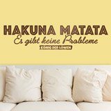 Wall Stickers: Hakuna Matata in German 2