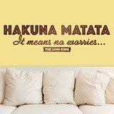 Wall Stickers: English Hakuna Matata 2