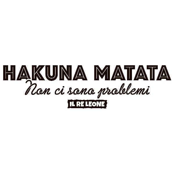 Wall Stickers: Hakuna Matata in Italian
