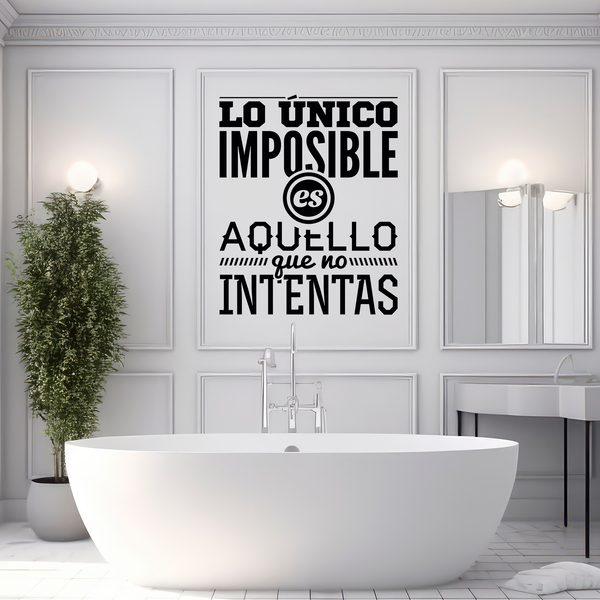 Wall Stickers: Lo único imposible es...