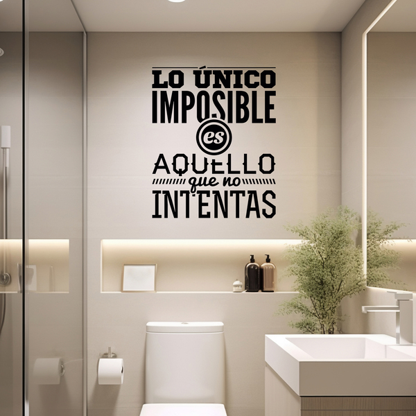 Wall Stickers: Lo único imposible es...