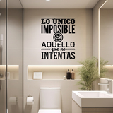 Wall Stickers: Lo único imposible es... 4