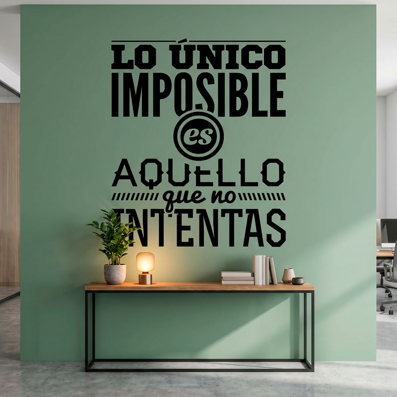 Lo &uacute;nico imposible es... 6/10
