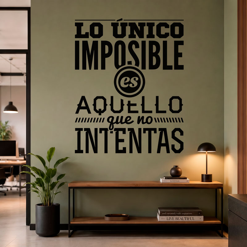 Lo &uacute;nico imposible es... 8/10