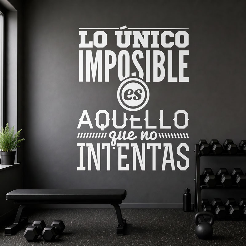 Lo &uacute;nico imposible es... 9/10