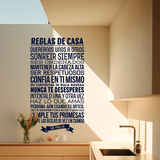 Wall Stickers: Reglas de la Casa 2