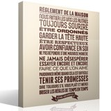 Wall Stickers: Règlement de la maison 3