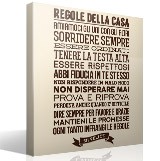 Wall Stickers: Regole della Casa 3