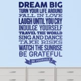 Wall Stickers: Dream big and be yourself 2
