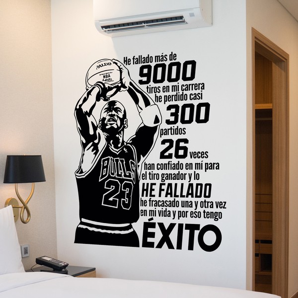 Wall Stickers: He fallado - Michael Jordan