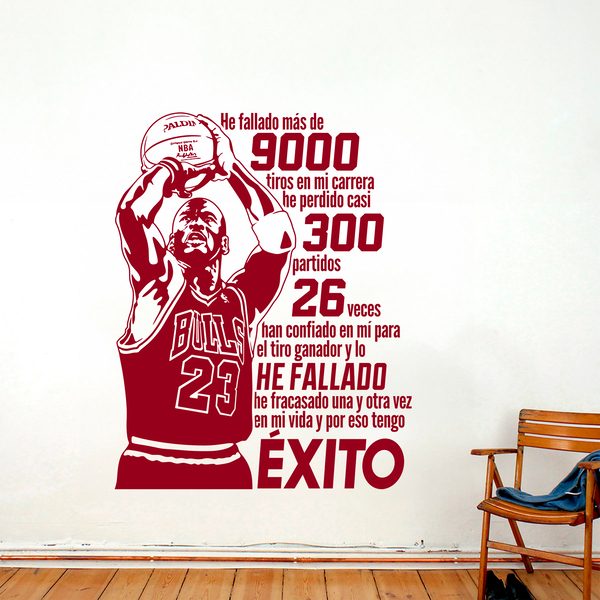 Wall Stickers: He fallado - Michael Jordan