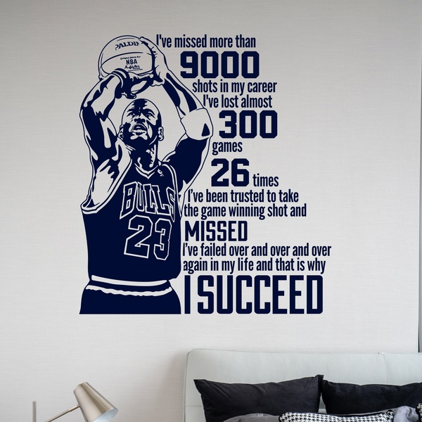 Wall Stickers: The success of Michael Jordan