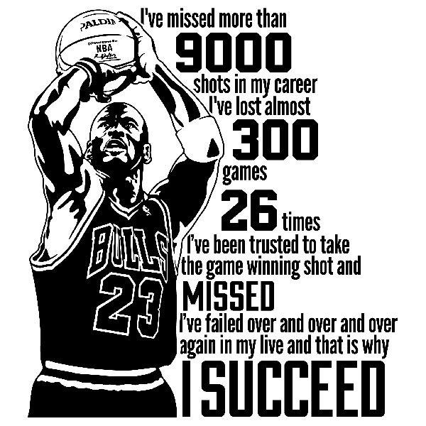 Wall Stickers: The success of Michael Jordan