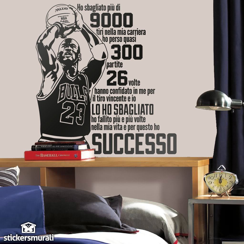 Wall Stickers: Successo Michael Jordan