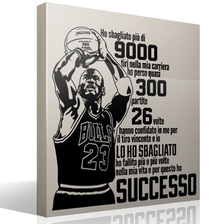 Wall Stickers: Successo Michael Jordan