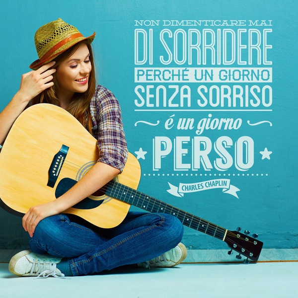 Wall Stickers: Non dimenticare mai di sorridere