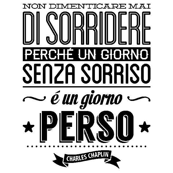 Wall Stickers: Non dimenticare mai di sorridere