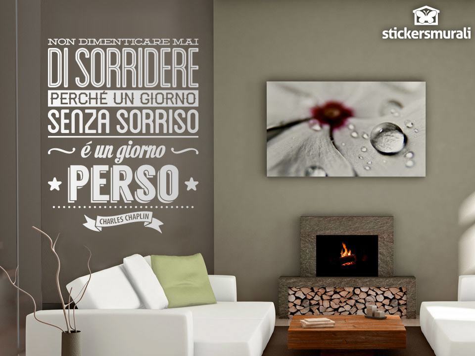 Wall Stickers: Non dimenticare mai di sorridere